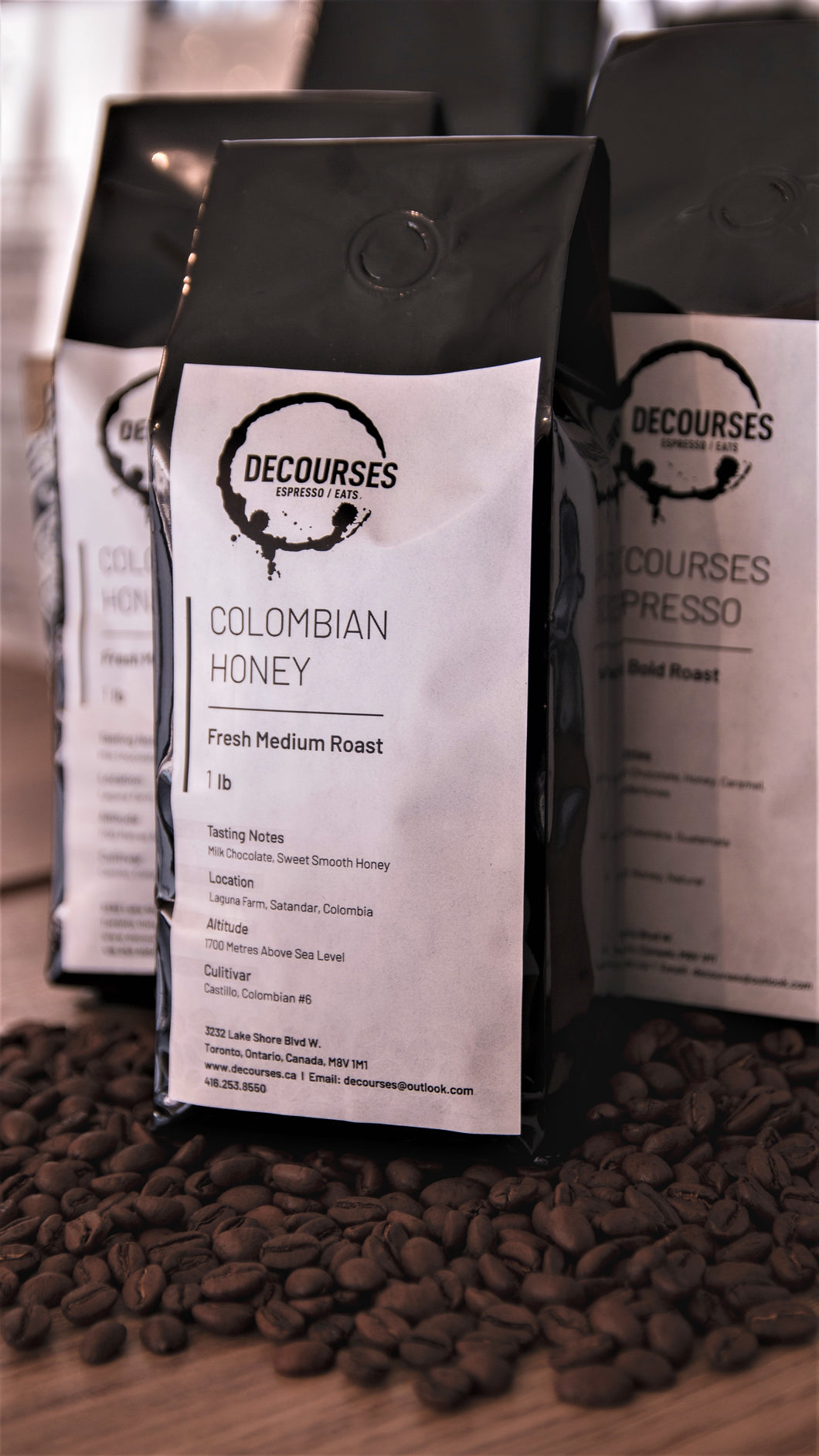 Colombian Honey- Fresh Medium Roast- 1 lb